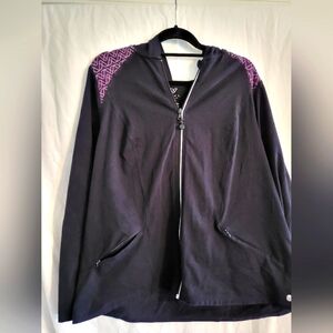 Black jacket with hood